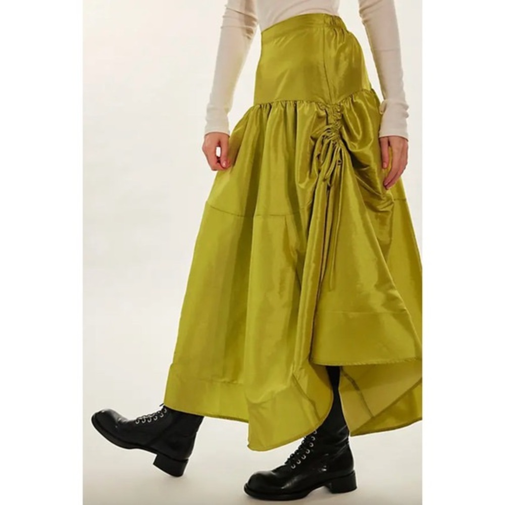 Free people Emery drop waist taffeta skirt - Picture 2 of 10